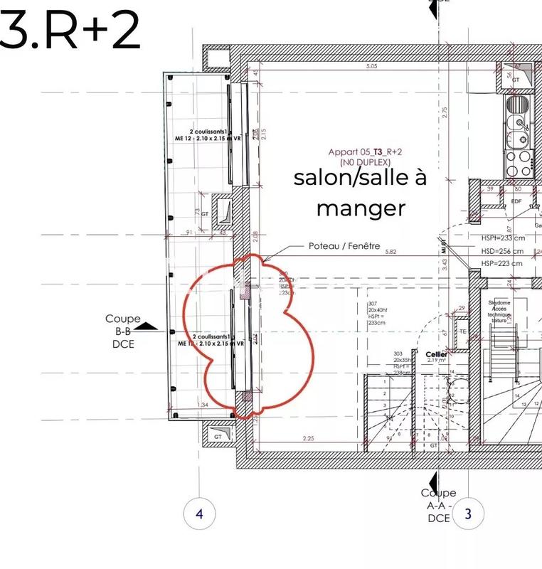 Appartement - 120 m² - 5 pièces