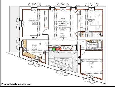 Loft - 108 m² - 4 pièces