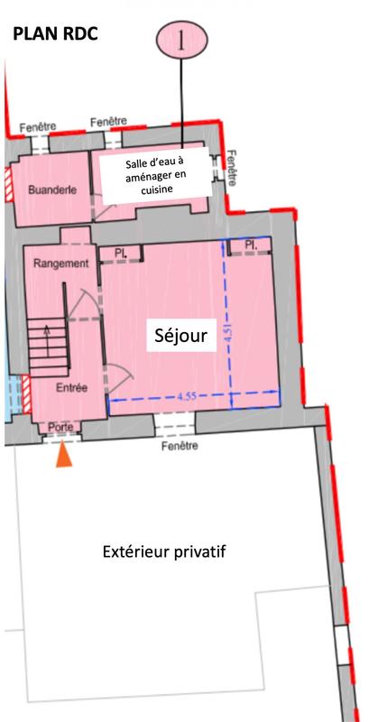 Maison - 104 m² - 3 pièces