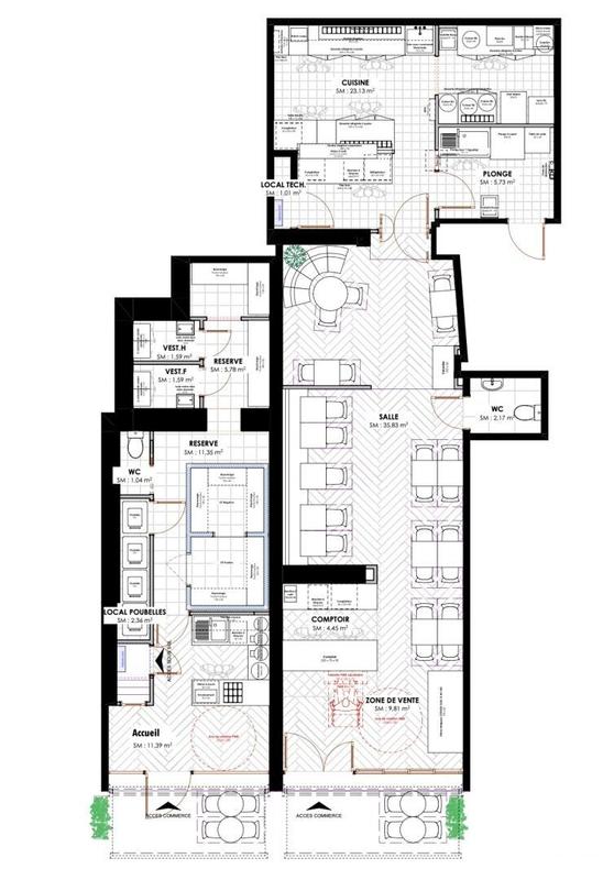 Local commercial - 126 m²