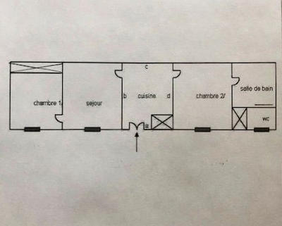 Appartement - 60 m² - 3 pièces