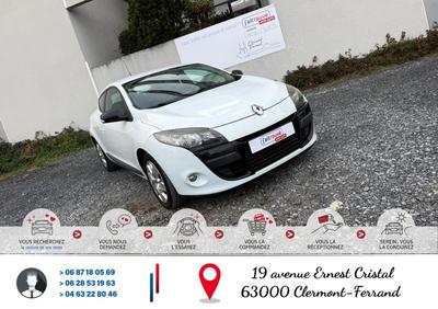 Renault Mégane 3 Coupé 1.6 16v 110Cv White Color édition Emotion Bv6 Crit'Air 1* 117000km*Ct Révision Kit Distribution Entretien Complet*Véhicule Sous Garantie*100 Points de Contrôles*CarteGrise Moitié prix (Véhicule plus 10 ans)*Sièges chauffant*Régulate