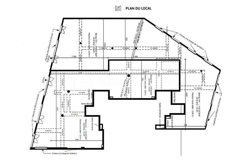 Local commercial - 600 m² - 1 pièce