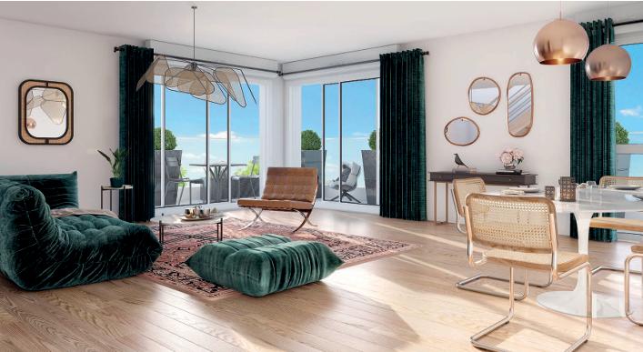 Appartement - 51 m² - 2 pièces