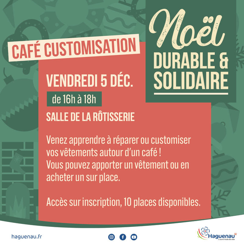 Noël durable : Café customisation