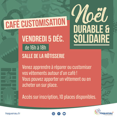Noël durable : Café customisation