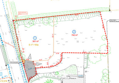Terrain - 501 m²