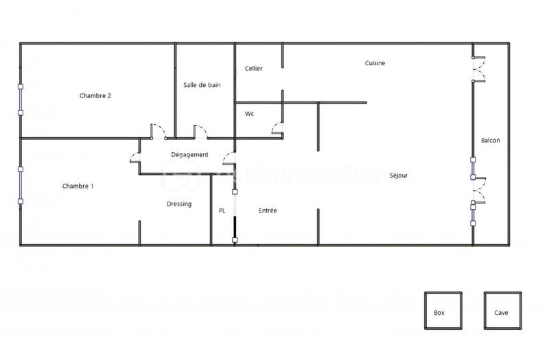 Appartement - 67 m² - 3 pièces