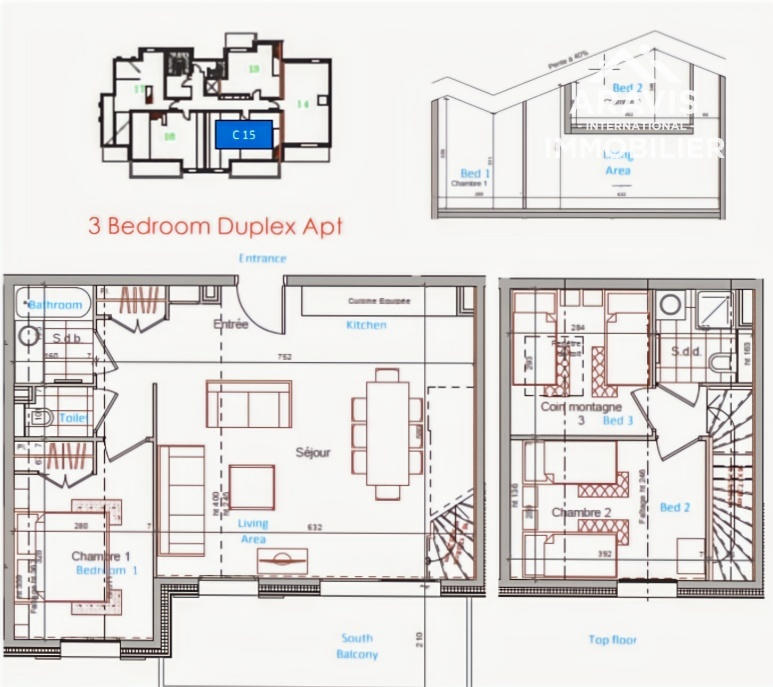 Appartement - 69 m² - 4 pièces