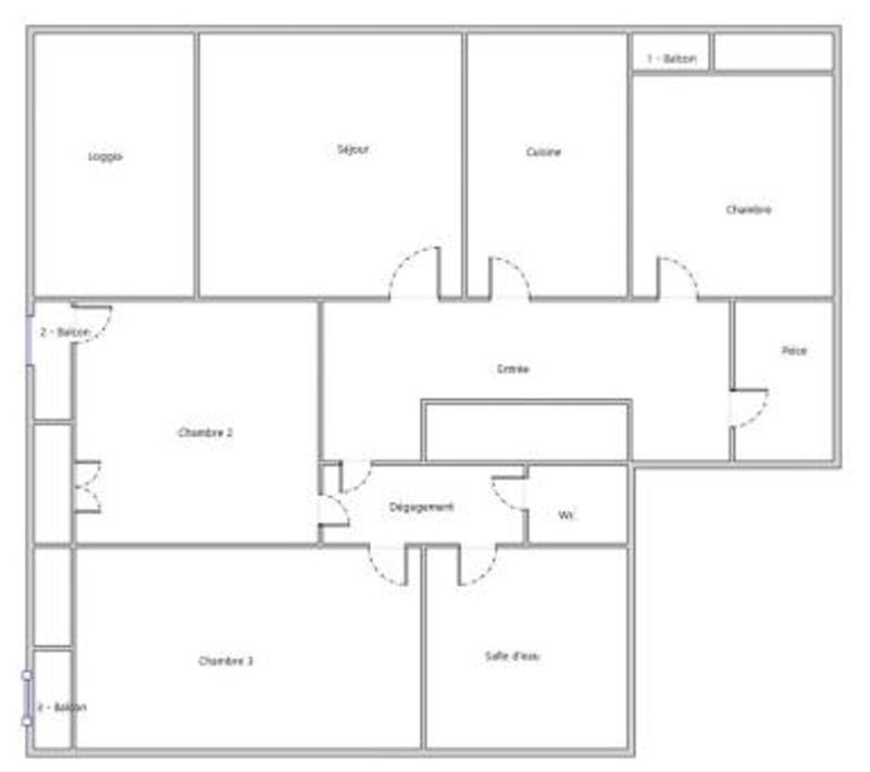 Appartement - 78 m² - 4 pièces