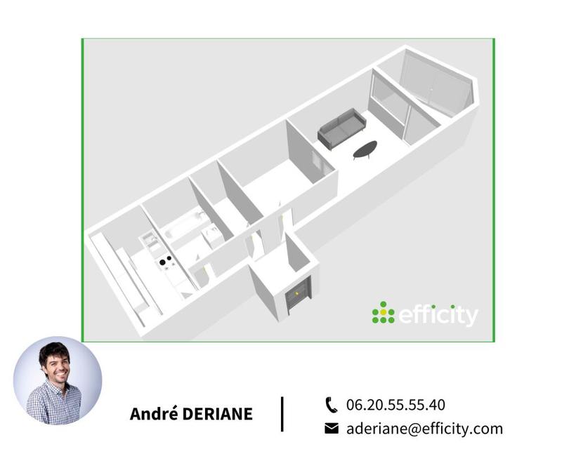 Appartement - 44 m² - 2 pièces