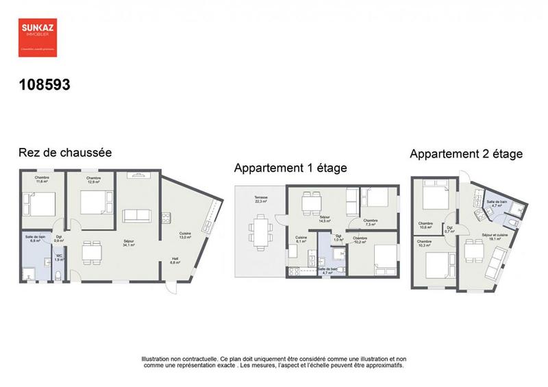 Immeuble - 177 m²