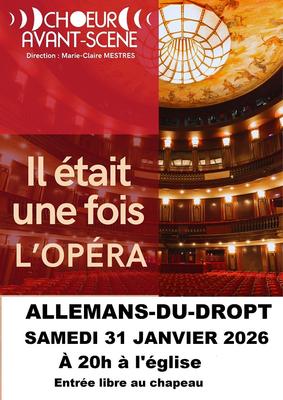 Concert à l'église - il était l'Opéra