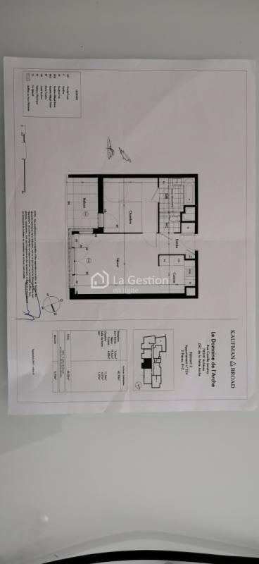 Appartement - 45 m² - 2 pièces