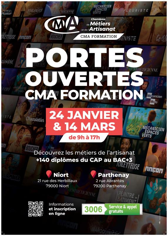 Journée portes ouvertes Cma Formation Parthenay