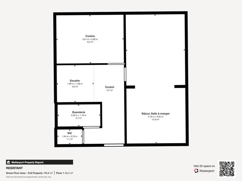 Maison - 90 m² - 6 pièces