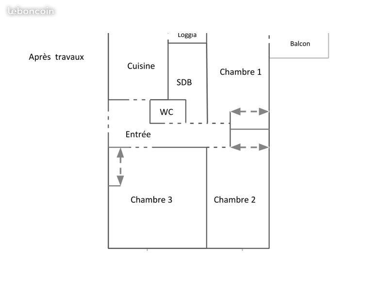 Chambre - 11 m² - 1 pièce
