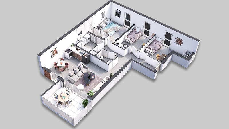 Appartement - 78 m² - 4 pièces