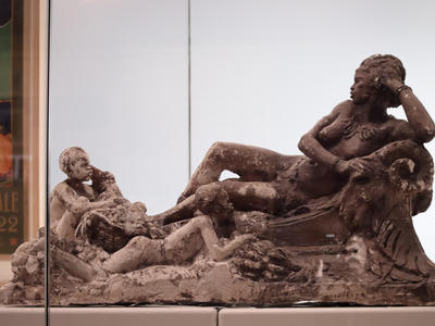 Les statues de l'escalier de la Gare Saint-Charles