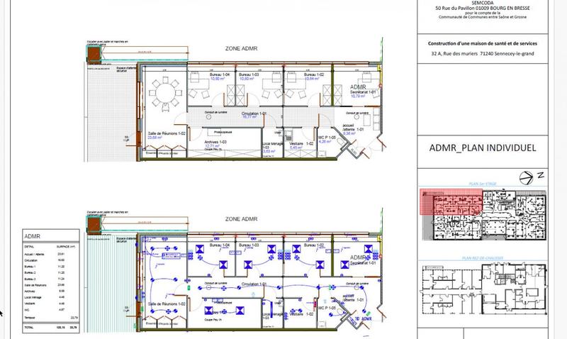 Bureau - 131 m² - 7 pièces