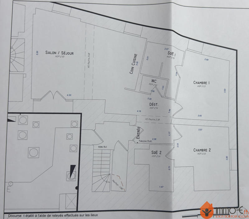 Appartement - 76 m² - 3 pièces