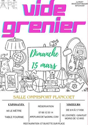 Vide grenier annuel de l'Ape de Plancoet