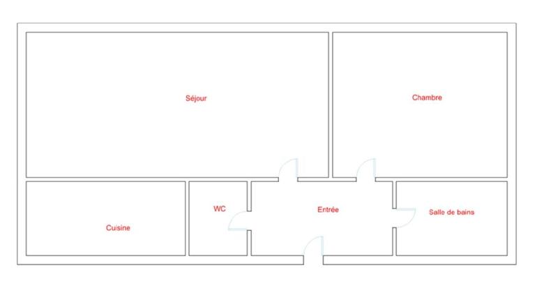 Appartement - 47 m² - 2 pièces