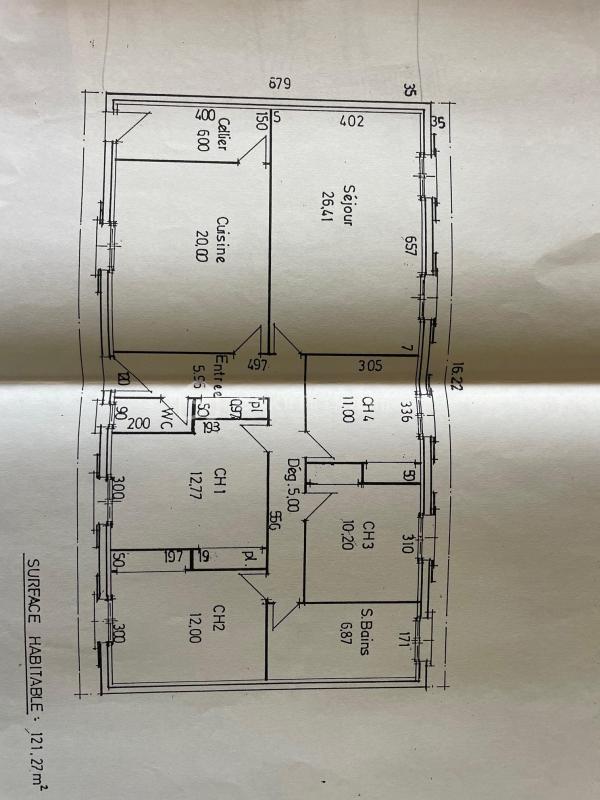 Maison - 121 m² - 6 pièces