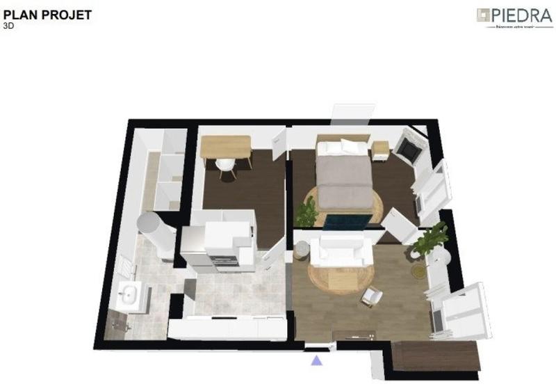 Appartement - 42 m² - 2 pièces