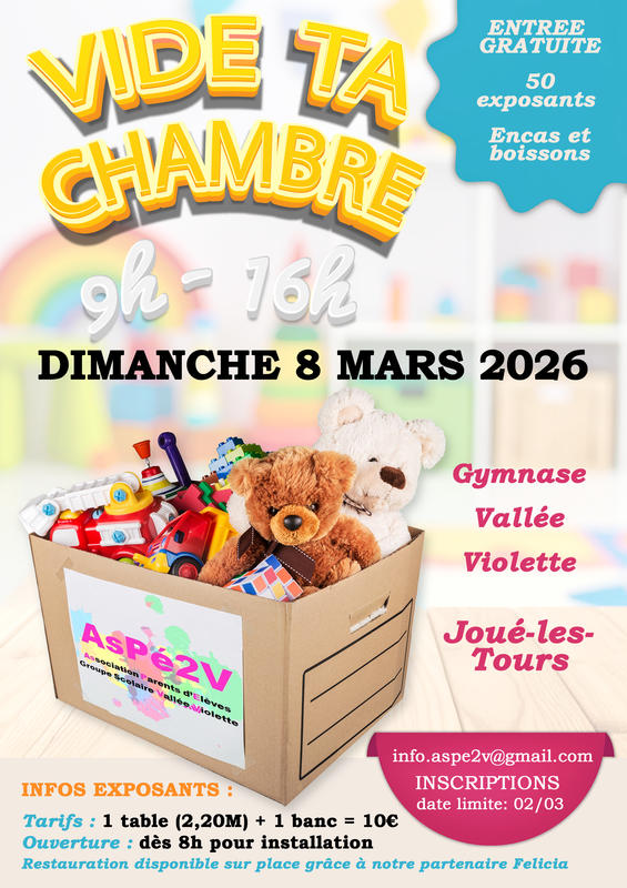 Vide ta chambre - Aspe2v 2026