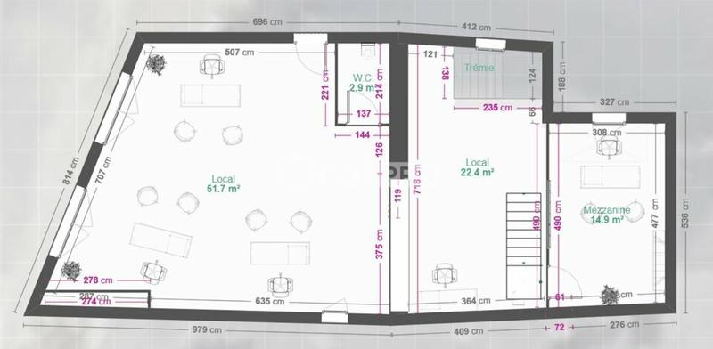 Local commercial - 80 m²