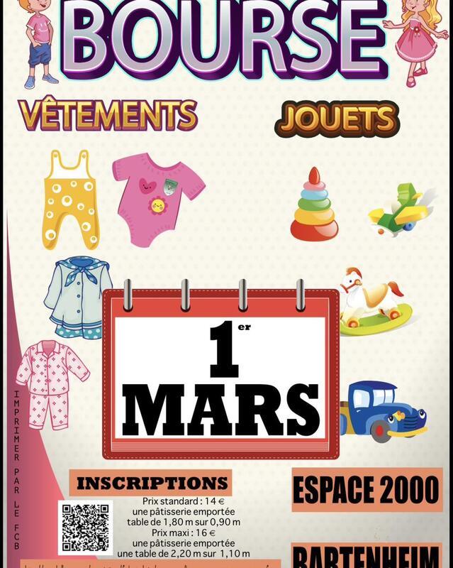 Bourse aux jouets et vêtements enfants