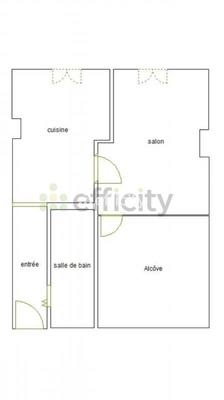 Appartement - 38 m² - 2 pièces