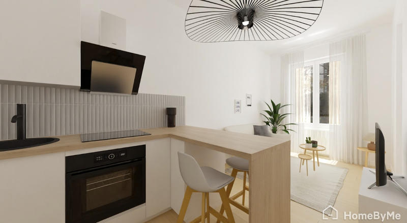 Appartement ancien - 25 m² - 2 pièces