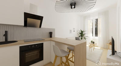 Appartement ancien - 25 m² - 2 pièces