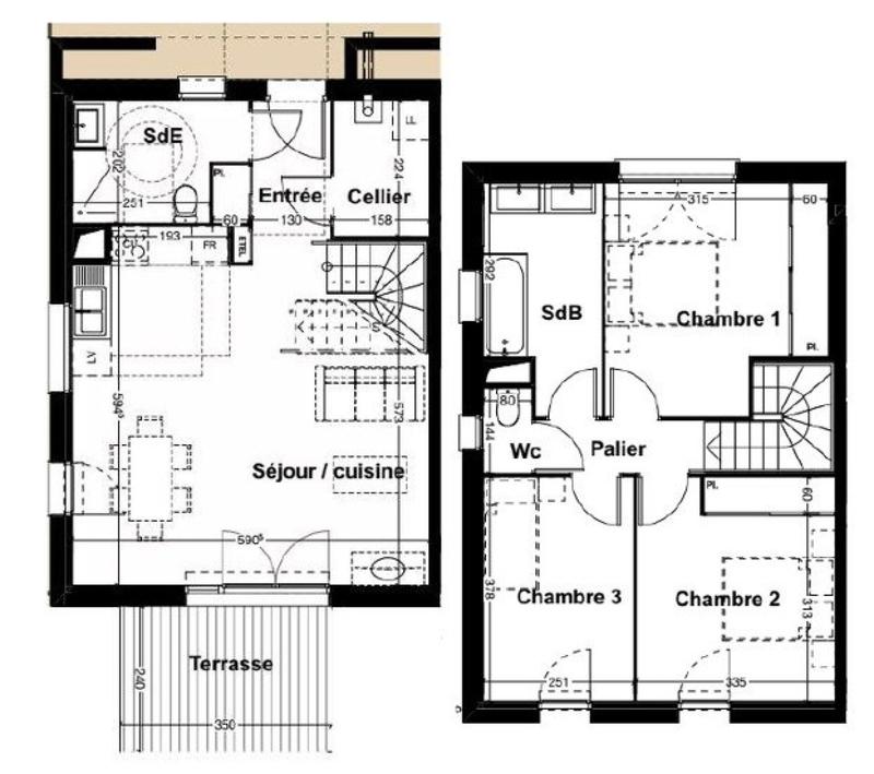 Villa - 92 m² - 4 pièces