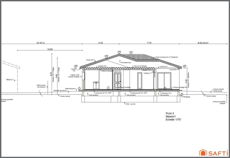 Maison - 115 m² - 5 pièces