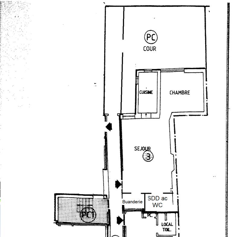 Appartement - 42 m² - 2 pièces