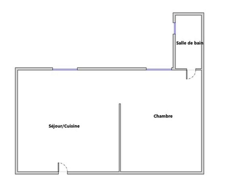 Appartement - 37 m² - 2 pièces