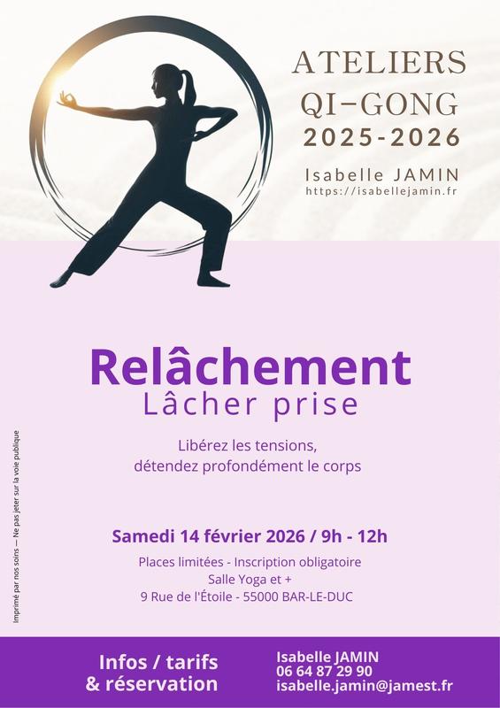 Atelier Qi-Gong - Relâchement , expérimenter le lâcher-prise