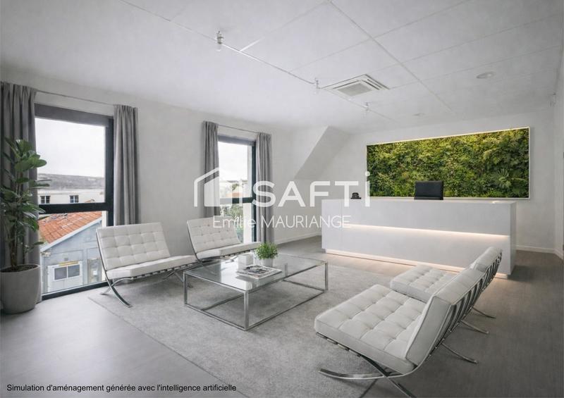 Bureau - 180 m² - 9 pièces