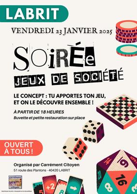 Soirée Jeux de Société