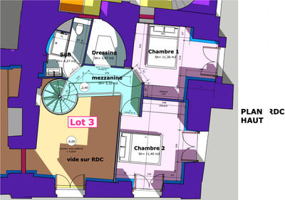 Studio - 87 m² - 3 pièces