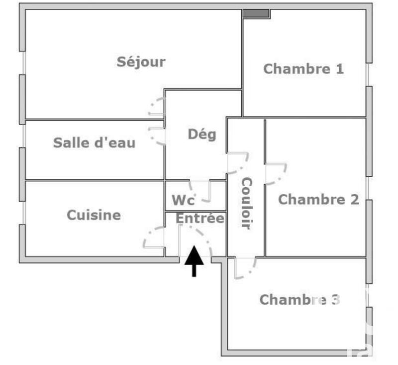 Appartement - 63 m² - 4 pièces