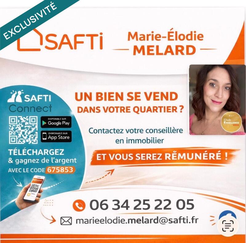 Maison de ville - 75 m² - 5 pièces