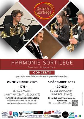 Concert de l'Harmonie Sortilège - Automne 2025
