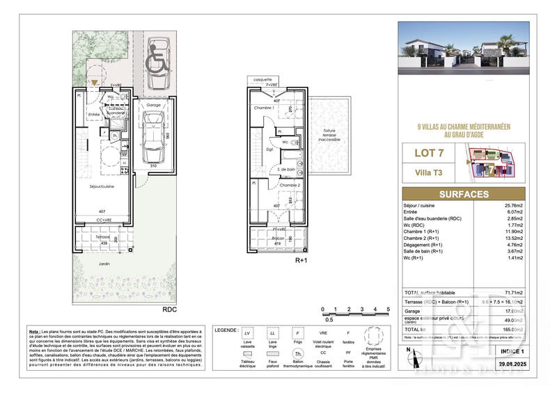 Maison - 72 m² - 3 pièces
