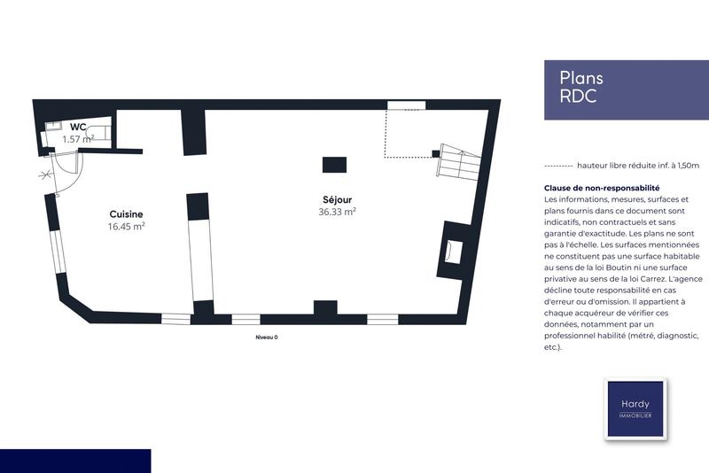 Maison ancienne - 93 m² - 5 pièces