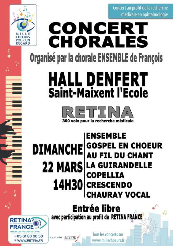Concert caritatif Retina - Rencontre chorales