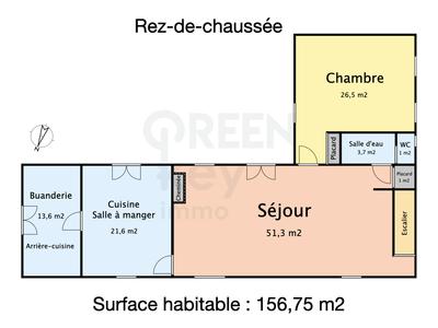 Maison - 157 m² - 5 pièces